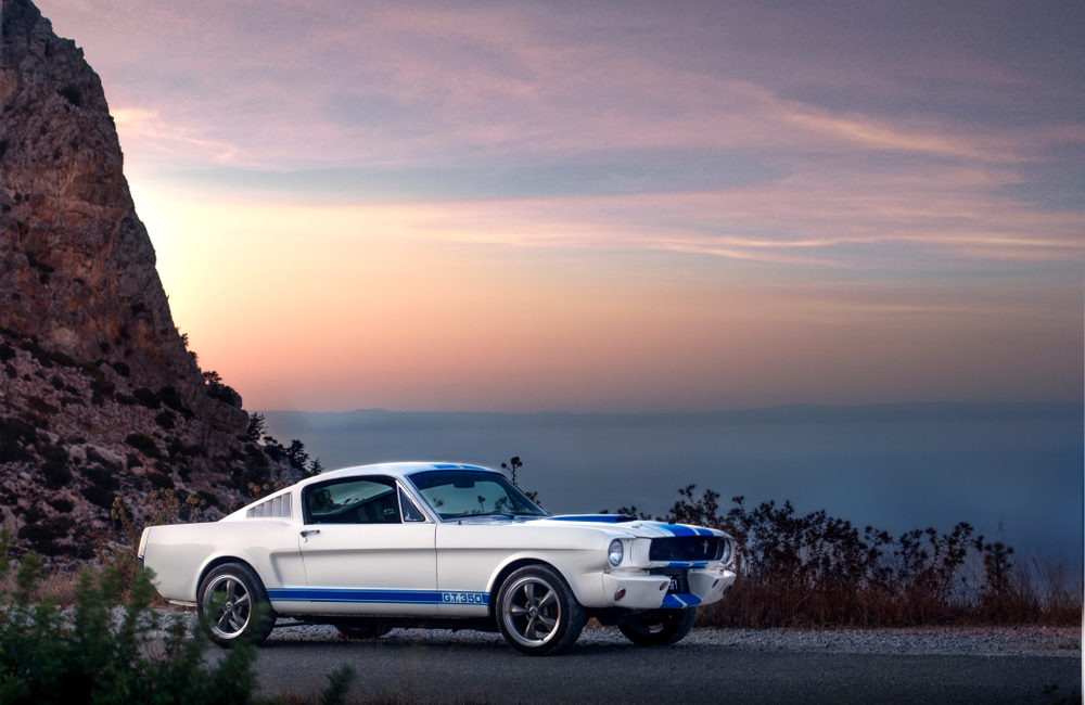 Vintage 1965 Ford Mustang Fastback Shot